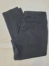 PERRY ELLIS PORTFOLIO slim fit dress pants size 38 x 30 black   / we3786 r4