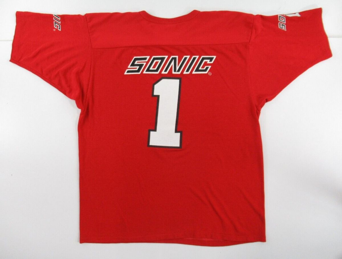 VTG Rare 80's Champion Rochester NY Sonic Football Jersey Size XL