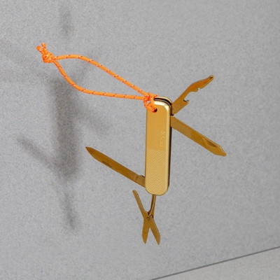 Honom Multitool DOIY Gold farbig Schere Messer Schraubendreher Flaschenöffner