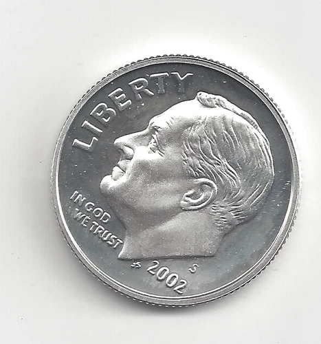 2002 S Silver Proof Roosevelt Dime - 90% Silver