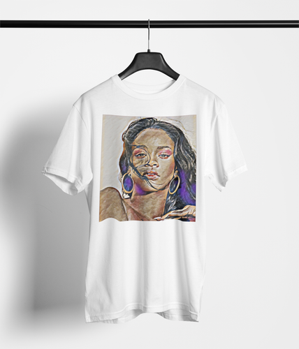 Rihanna Graphic Tee Shirt, Multiple 