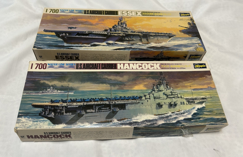 Hasegawa Aircraft Carrier USS Hancock & Essex 1:700 2 Kits