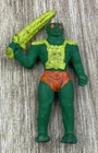 Vintage Mer-Man Rubber Erasers MOTU Masters of the Universe 3.5” 1984 Light Wear