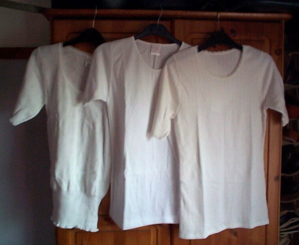 3 Ladies Thermal Vests size 14, 14/16, L Marks & Spencer, Exquisite, Gabrielle eBay
