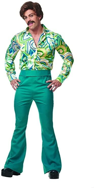 Costume Culture 70s Dude Disco Bell Bottoms Adult Mens Halloween Costume  49797