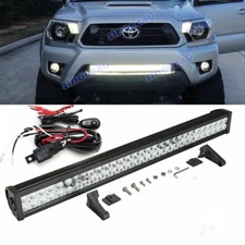 Lower Bumper 32" 180W LED Light Bar For TOYOTA Tacoma 2005-2015 Off Road Lamp