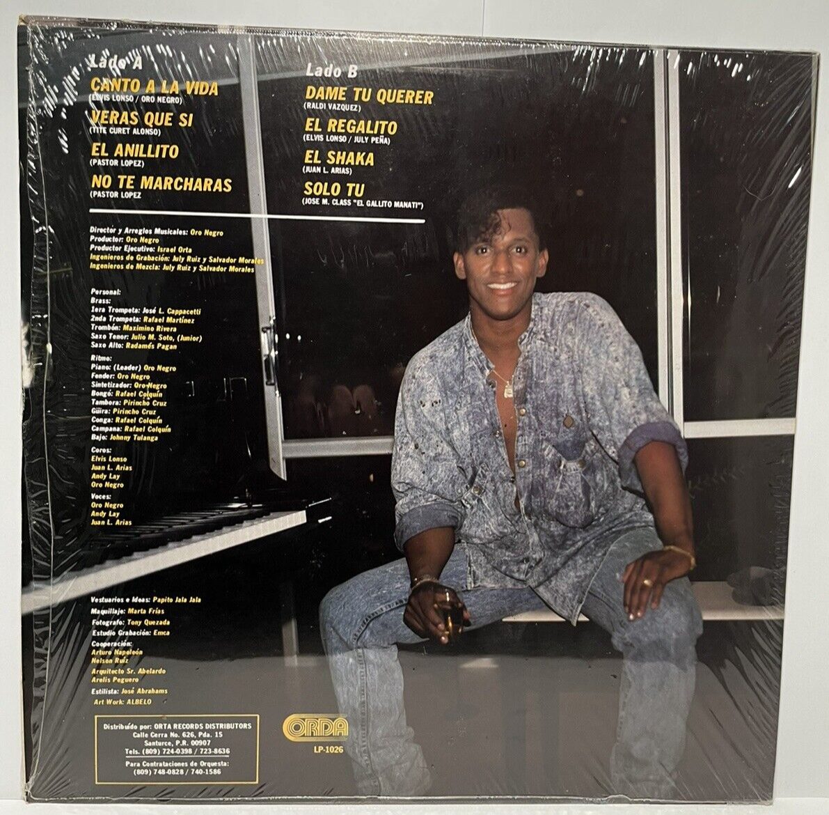 Oro Negro Y Su Orquesta ‎* El Shaka del Merengue * Lp Vinyl Record 