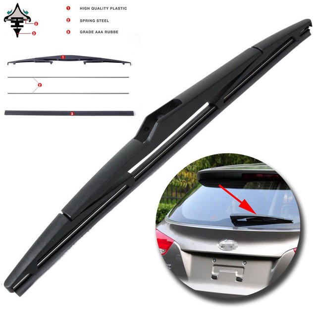12" Rear Rain Window Wiper Blade Windshield For Kia Sportage Hyundai