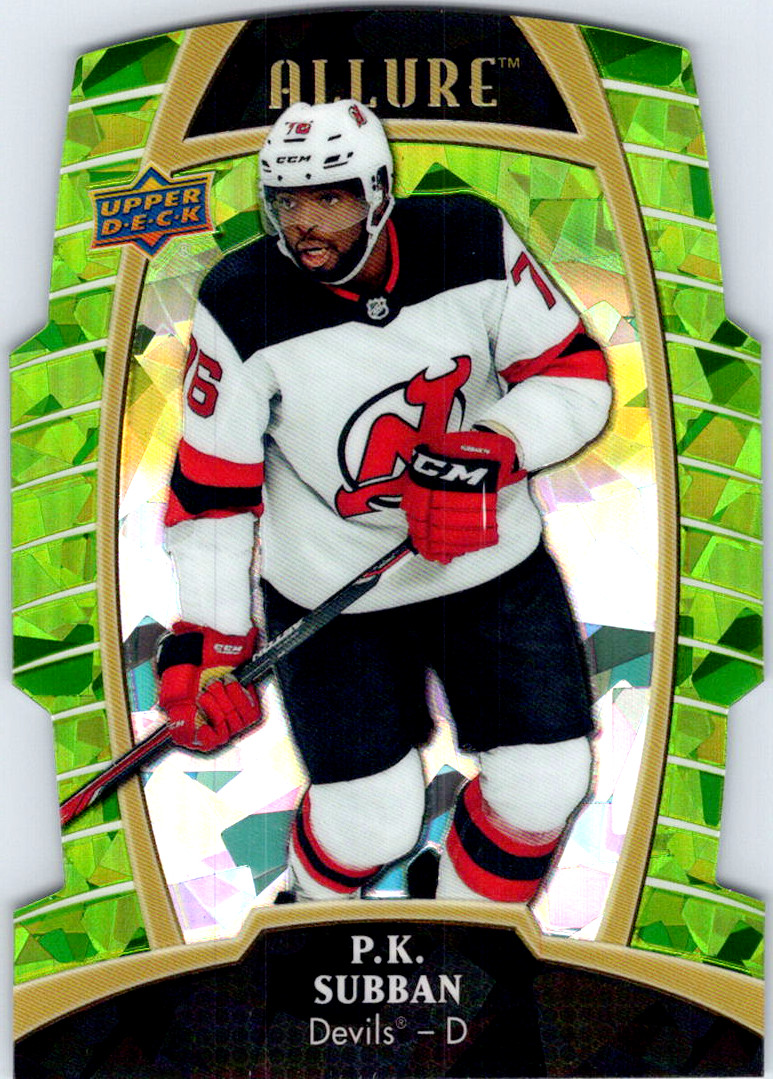 P.K. SUBBAN 2019-20 UD Allure GREEN QUARTZ48/99 Devils #53