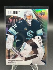2023-24 UD Allure Philipp Grubauer Black Rainbow #98 Seattle Kraken