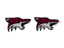 NHL Arizona Coyotes Iron/Sew On Embroidered Badge Patch Set Of 2 Brand New