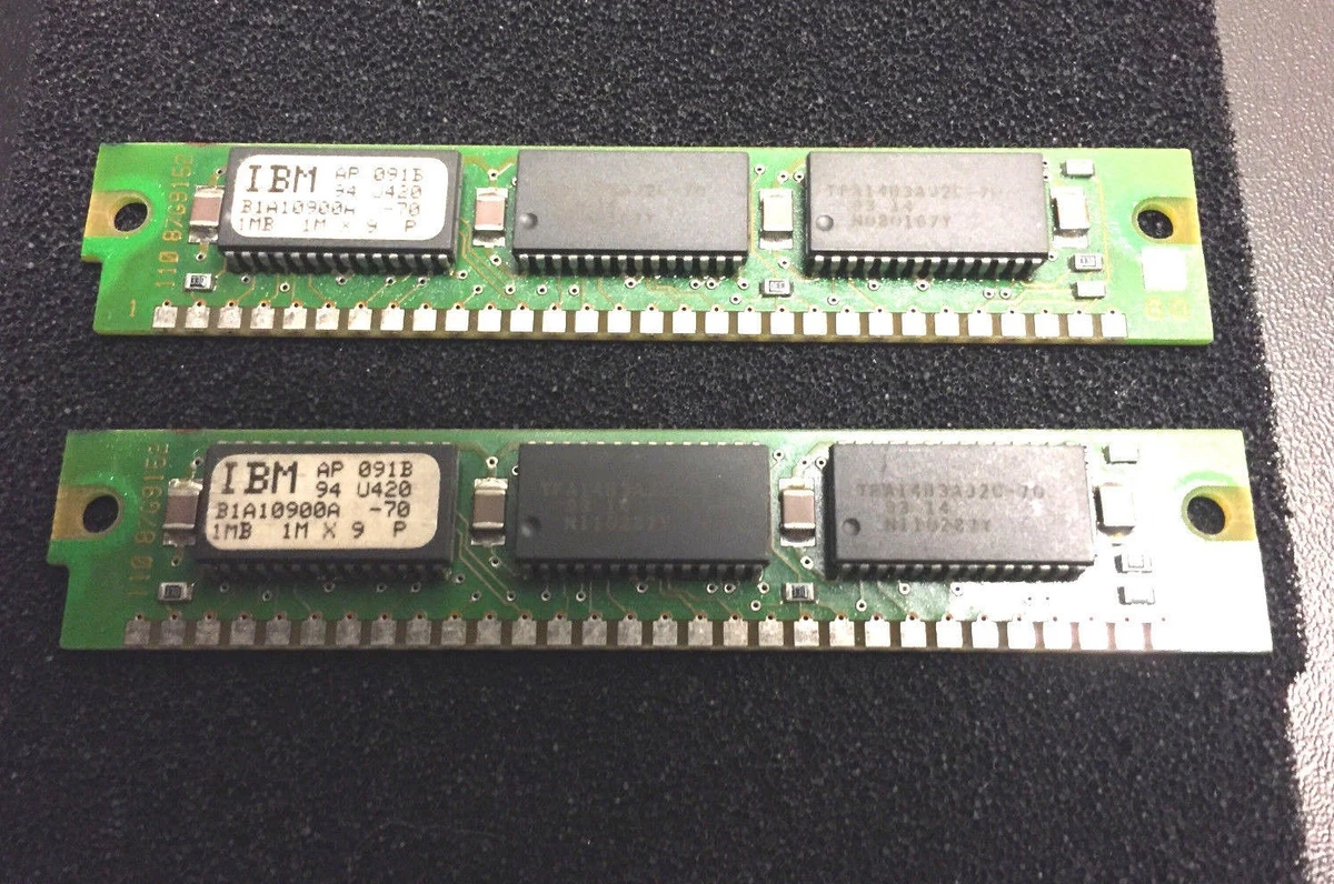 SIMM Computer RAM 1 MB Total Capacity 30 Pins for sale | eBay