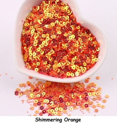 2000 Round 3MM Loose Sequins Flat Sewing Crafts Trim Costume - 47 COLOURS 1428 - Picture 47 of 50