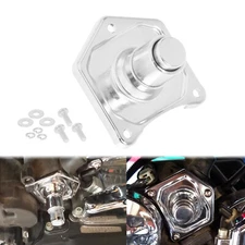CNC Solenoid Cover Chrome Push Button Starter Fit For Harley Twin Cam 1999-2017