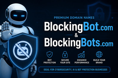 BlockingBot.com AND BlockingBots.com Cybersecurity Domains AI Bot Protection