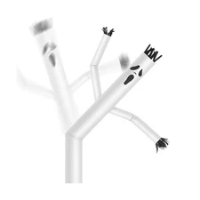 Ghost 20ft Air Puppet Dancer Inflatable Waving Tube Man Attachment - Wacky Wa...