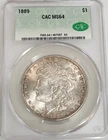 1889 MS64 Morgan Silver Dollar CACG