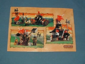 CASTLE, KNIGHTS KINGDOM CATAPULT CRUSHER SET 6032 - LEGO - 2000 - USED