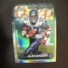 2024 Topps Chrome - Shaun Alexander #183 Refractor - Seattle Seahawks