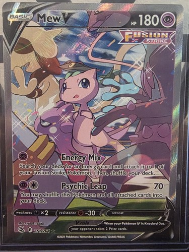 Pokemon TCG: Mew V Fusion Strike 251/264 Alt Full Art 