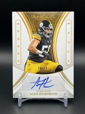 2025 Immaculate Modern Marks ALEX HIGHSMITH Auto /99 #MM-AHH Steelers