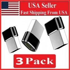 NEW USB C 3.1 Type C Female to USB 3.0 Type A Male Port Converter Adapter 3 PACK