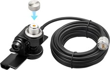 Car Antenna Lip Mount Bracket Fix Bracket Mounting UHF PL259 Male to SO239