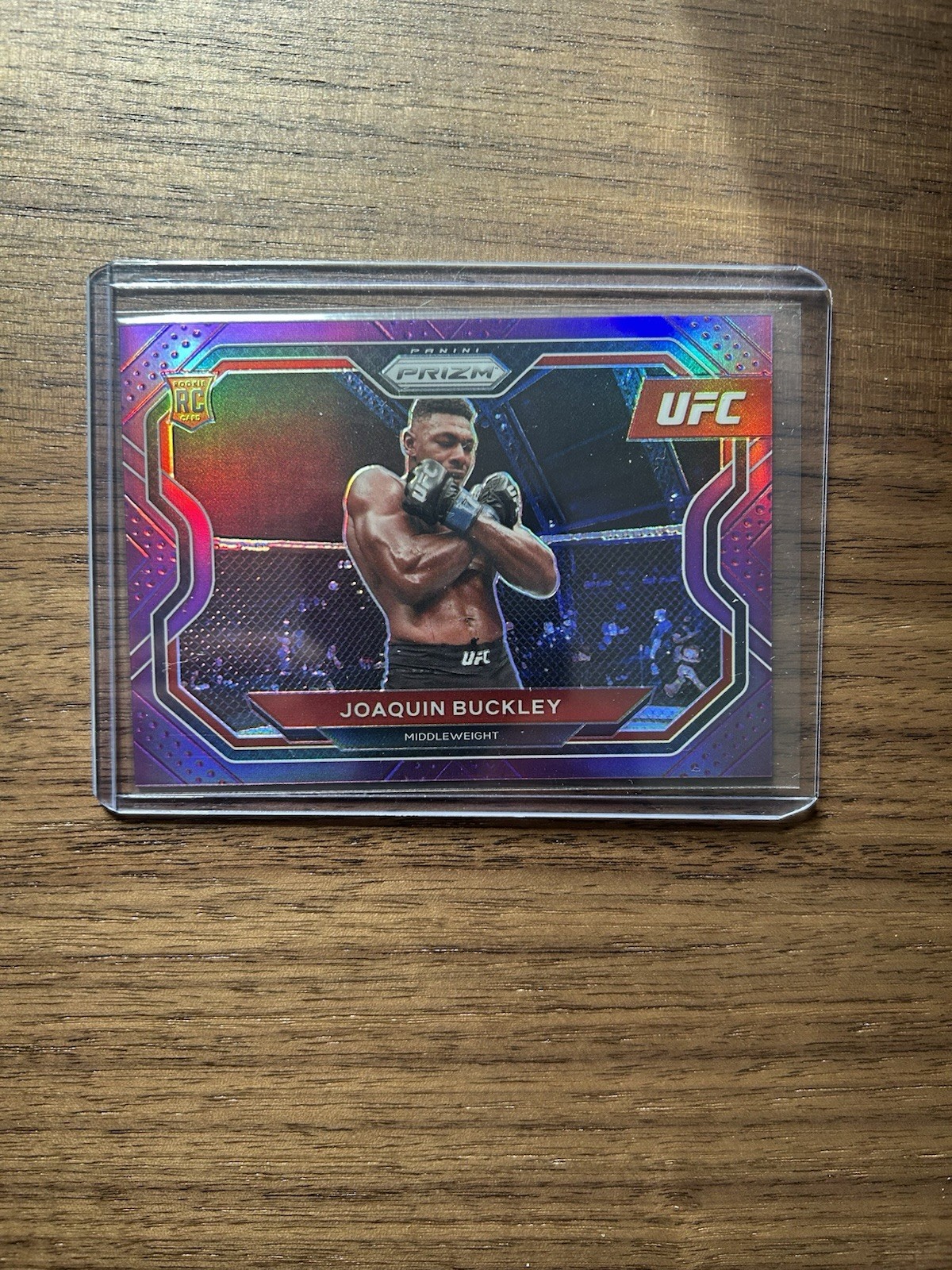 2021 Panini Prizm UFC - Joaquin Buckley #190 Purple Prizm /149 (RC)