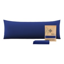 Body Pillow Cover, Ultra Soft Microfiber Long Pillowcase, Envelope Navy Blue