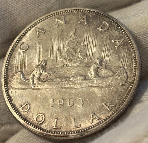 1963 Canada Silver Dollar — photo from another recent sale