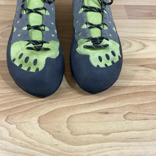 La Sportiva Tarantulace Herren Kletterschuhe Größe 13 Kiwigrün Grau Schwarz - Bild 5 von 12