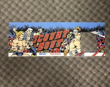 SNK Neo-Geo 3 Count Bout Arcade Marquee Original NOS image