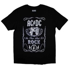 Image of Official AC DC T Shirt Vintage Cannon Kids Boys Girls About To Rock Black New