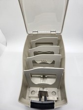 3.5" floppy storage case plastic with 4 dividers