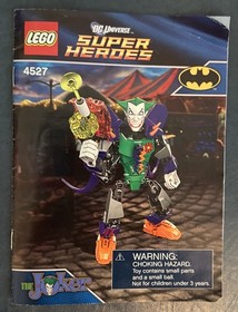 LEGO DC Comics Super Heroes: THE JOKER ~ 4527 ~ Manual ~ Retired ~ 100% Complete
