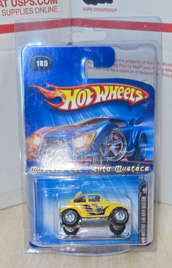 2-26 HOT WHEELS 2005 #185 Baja Bug Yellow WL RR Real Riders