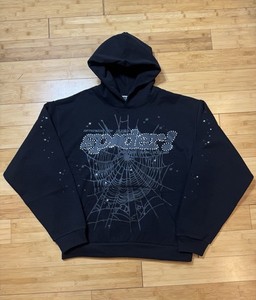 Sp5der Punk V2 Rhinestone Hoodie | eBay
