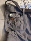 G-Star Women’s Gray Cargo Pants Cotton Twill Regular Fit Straight 3301 — photo 7