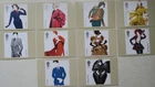 10 x 2012 MINT ROYAL MAIL PHQ CARDS 364 (1-10) - GREAT BRITISH FASHION - UNUSED