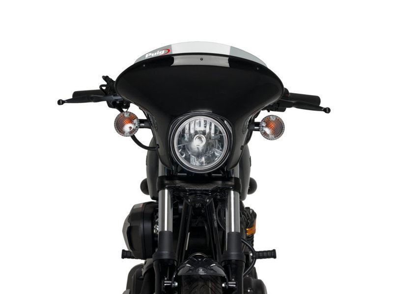 Puig Gloss Black Housing Light Smoke Batwing Sport Screen Yamaha XV 950 R 14-20