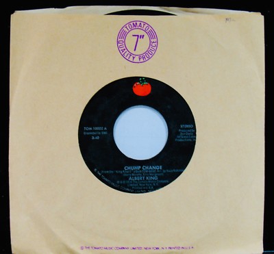 ALBERT KING  Chump Change & Good Time Charlie  Near Mint Blues 45~TOMATO #10002