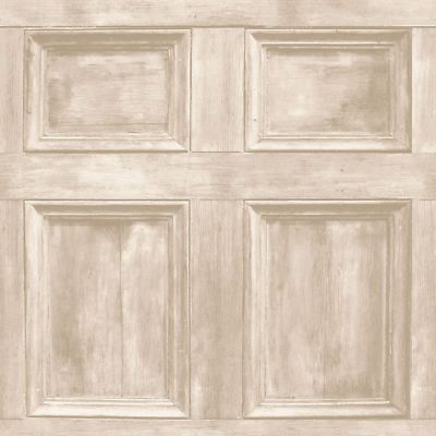 DISTINCTIVE WOOD PANEL WALLPAPER - CREAM - FINE DECOR FD31054