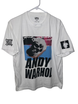 UNIQLO x ANDY WARHOL The World Fascinates Me Skull Graphic T-shirt