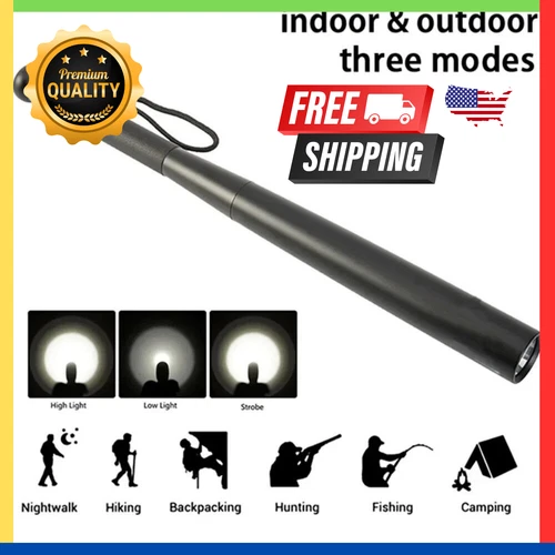 Torcia LED Baseball Emergenza 3 Modalità Illuminazione Sicurezza Torcia Super Luminosa