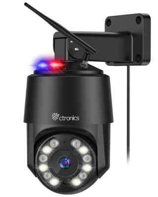 Ctronics 640-M12B - 4K 8MP PTZ IP kamera WLAN 2,4/5GHz, Personen-/Fahrzeug(B4)