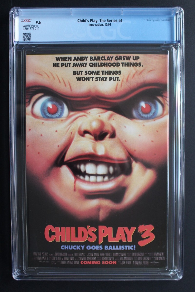 CHILD'S PLAY The Series #4 CHUCKY 1991 Innovation Comic