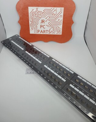 CABLE MATTERS CAT 6 RACKMOUNT WALL MOUNT 48 PORT NETWORK PATCH PANEL NEW Sealed