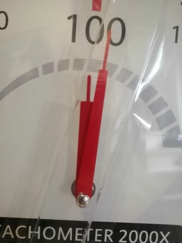 Wanduhr "Tachometer", Durchmesser ca . 30 cm - Bild 3 von 3