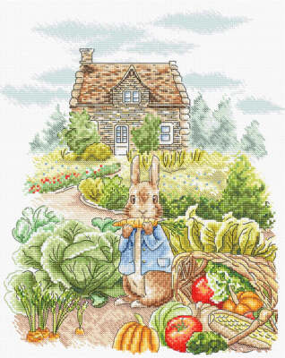 LetiStitch Counted Cross-Stitch Kit Summer Harvest L8088 Counted Cross Stitch...