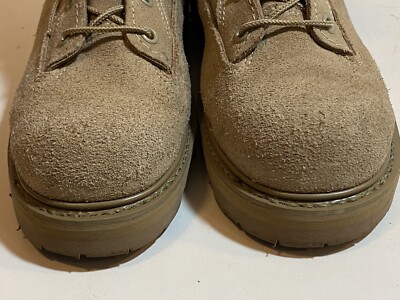 Bates Mens 12W Wide Desert Tan Suede Gore-Tex Military Combat Boots 03-D-0321 s-l400.jpg main image 4